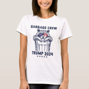 Garbyge Crew Trump Garge Man in Müllwagen Electi T-Shirt