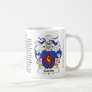 Garcia-Familienwappen auf einer Tasse