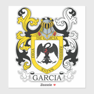 Garcia Familienwappen Aufkleber