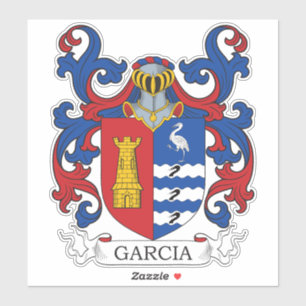 Garcia Familienwappen Aufkleber