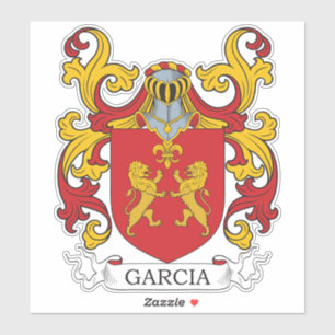 Garcia Familienwappen Aufkleber