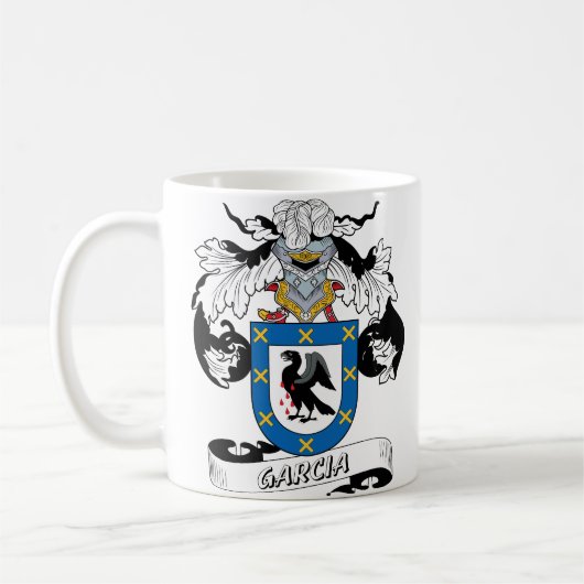 Garcia-Familienwappen Kaffeetasse (Links)
