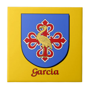 Garcia Family Shield Decorative Tile Fliese