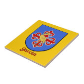 Garcia Family Shield Decorative Tile Fliese (Seite)