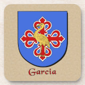 Garcia Family Shield Getränkeuntersetzer (Vorderseite)