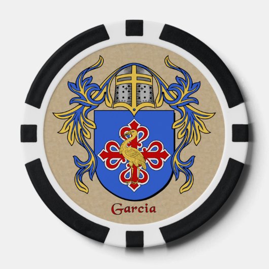 Garcia Heraldic Arms Pokerchips (Vorderseite)