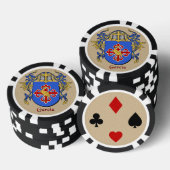 Garcia Heraldic Arms Pokerchips (Stapel)