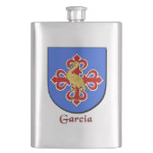 Garcia Heraldic Shield Flachmann (Vorderseite)