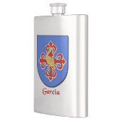 Garcia Heraldic Shield Flachmann (Links)