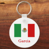 Garcia Mexican Flag Schlüsselanhänger (Vorderseite)