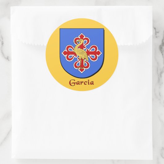 Garcia-Schildkleber Runder Aufkleber (Tasche)