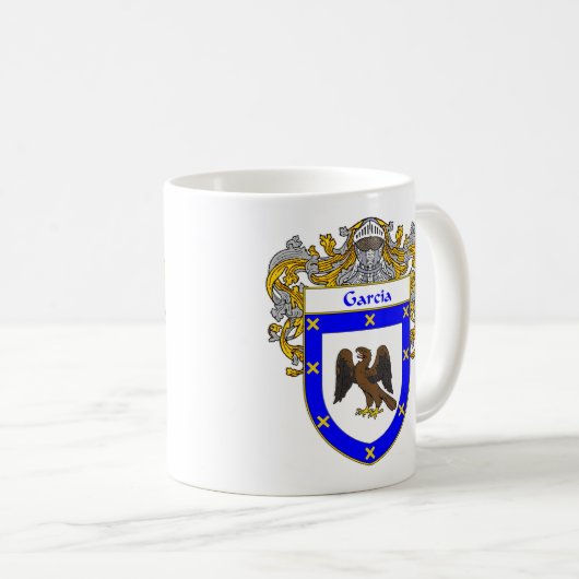 Garcia-Wappen (überzogen) Kaffeetasse (VorderseiteRechts)