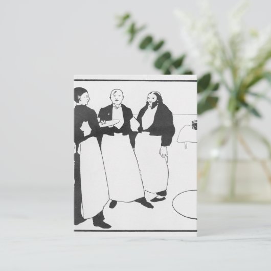 Garcons de Cafe Postkarte (Stehend Vorderseite)