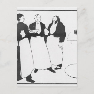 Garcons de Cafe Postkarte