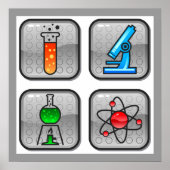 Garcya.us_ScienceIcons Poster (Vorne)
