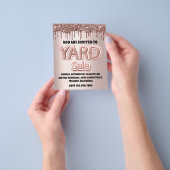 Gard Sale Rose Blush Powder Glitzer Tropfen Flyer (Gruppe)