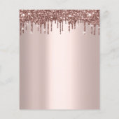Gard Sale Rose Blush Powder Glitzer Tropfen Flyer (Hinten)