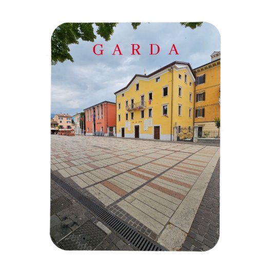 Garda Town Hall View Kühlschrankmagnet Magnet (Vertikal)