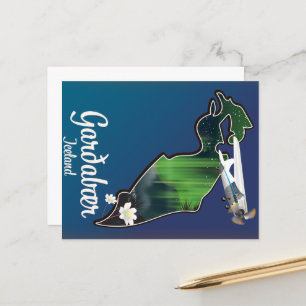 Garðabær Island Reiseplakat