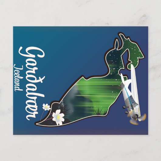 Garðabær Island Reiseplakat (Vorderseite)