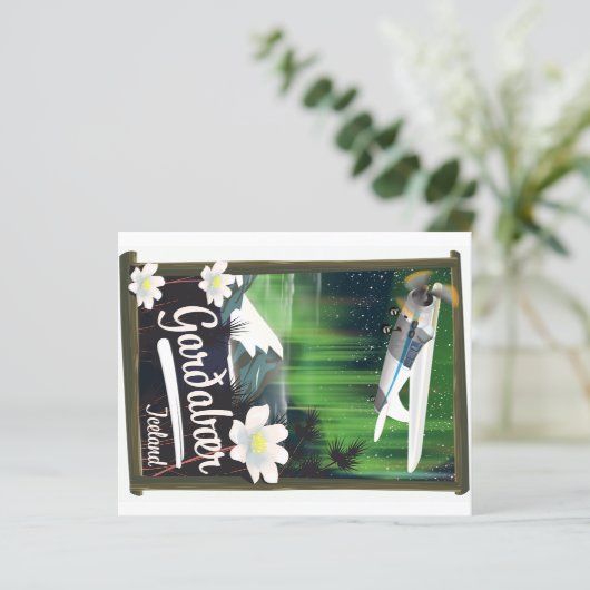 Garðabær Island Reiseplakat (Stehend Vorderseite)