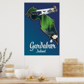 Garðabær Island Reiseplakat Poster (Küche)