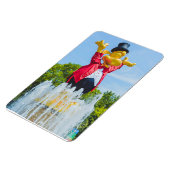 Gardaland-Statue, Italien Magnet (Linke Seite)