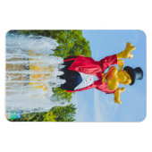 Gardaland-Statue, Italien Magnet (Horizontal)