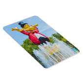 Gardaland-Statue, Italien Magnet (Rechte Seite)