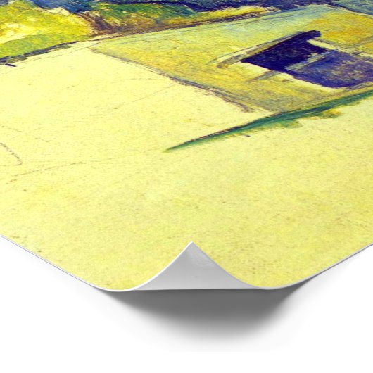 Gardanne von Paul Cezanne Poster (Ecke)