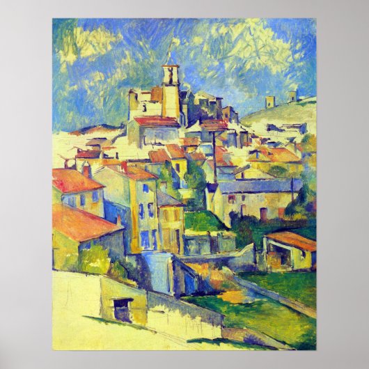Gardanne von Paul Cezanne Poster (Vorne)