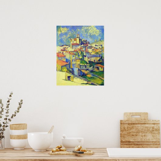 Gardanne von Paul Cezanne Poster (Küche)