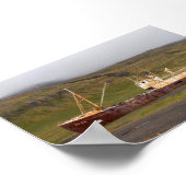 Gardar BA 64 shipwreck Poster (Ecke)