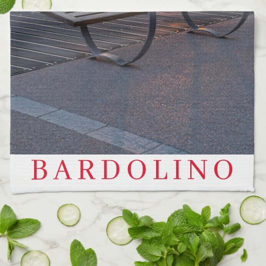 Gardasee Bardolino Geschirrtuch (Gefaltet)