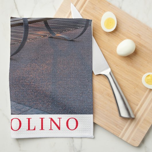 Gardasee Bardolino Geschirrtuch (Viertel Falte)