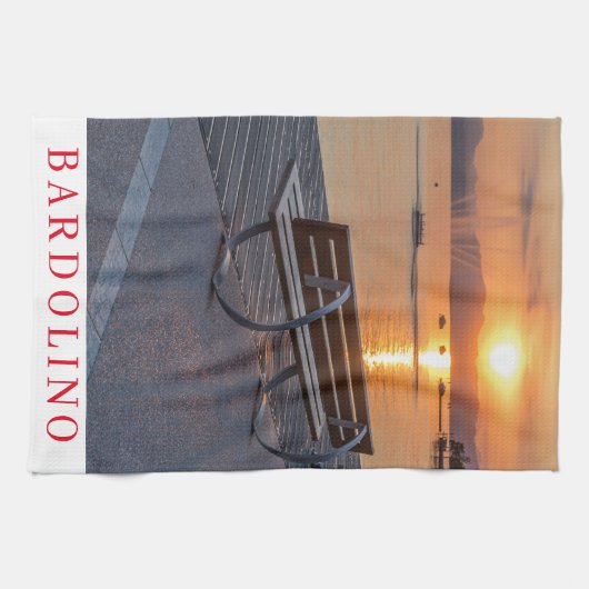 Gardasee Bardolino Geschirrtuch (Horizontal)