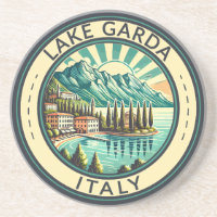 Gardasee - Italien Illustration Reisen Kunst, Dich