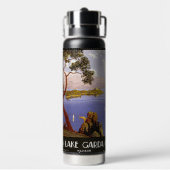 Gardasee Italien individuelle Name Trinkflasche (Hinten)