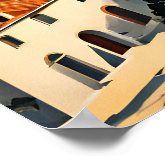 Gardasee Italien Poster (Ecke)