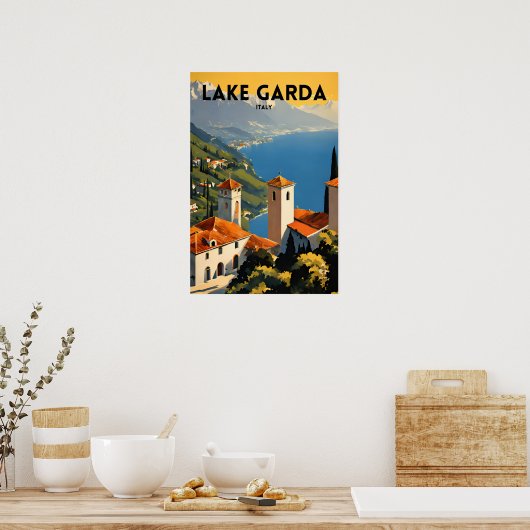 Gardasee Italien Poster (Küche)