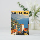 Gardasee Italien Postkarte (Stehend Vorderseite)