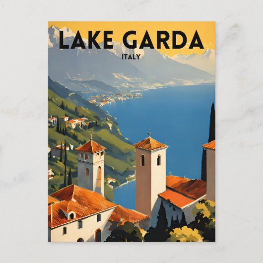 Gardasee Italien Postkarte (Vorderseite)