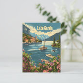 Gardasee Italien Postkarte (Stehend Vorderseite)