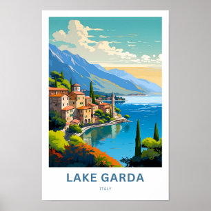 Gardasee Italien Reisen Print Poster