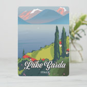 Gardasee Italien Reiseplakat (Stehend Vorderseite)