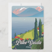 Gardasee Italien Reiseplakat (Vorderseite)