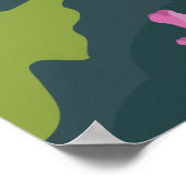 Gardasee Italien Reiseplakat Poster (Ecke)