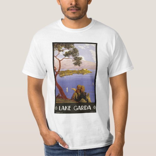 Gardasee - Italien T-Shirt (Vorderseite)