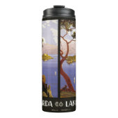 Gardasee Italien Vintage Reise Tauber Thermosbecher (Vorderseite)