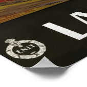 Gardasee, Italien Vintage Travel Poster (Ecke)